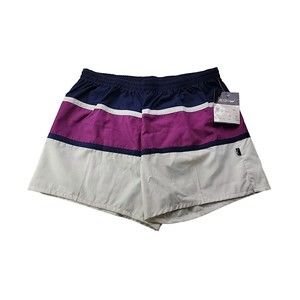 NOS NEW Jantzen Men's 40 Swim Trunks Colorblock Mesh Lined Elastic Waist 3.25"